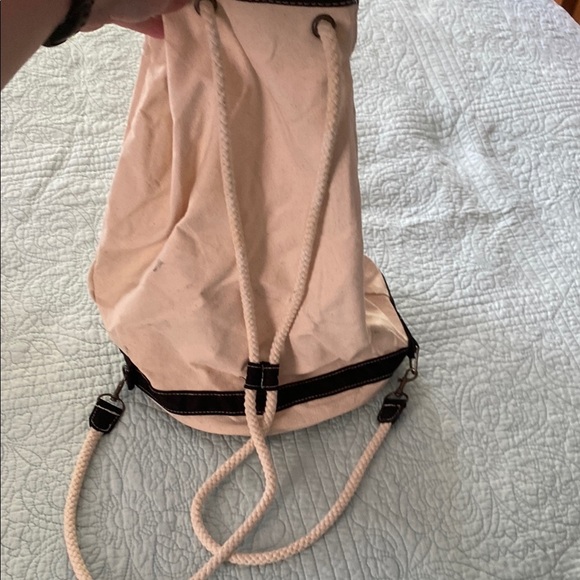 Tan Canvas Backpack - Picture 4 of 5